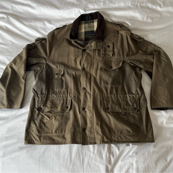 Barbour Men's Cowen Commando A550 Wax Jacket XXL